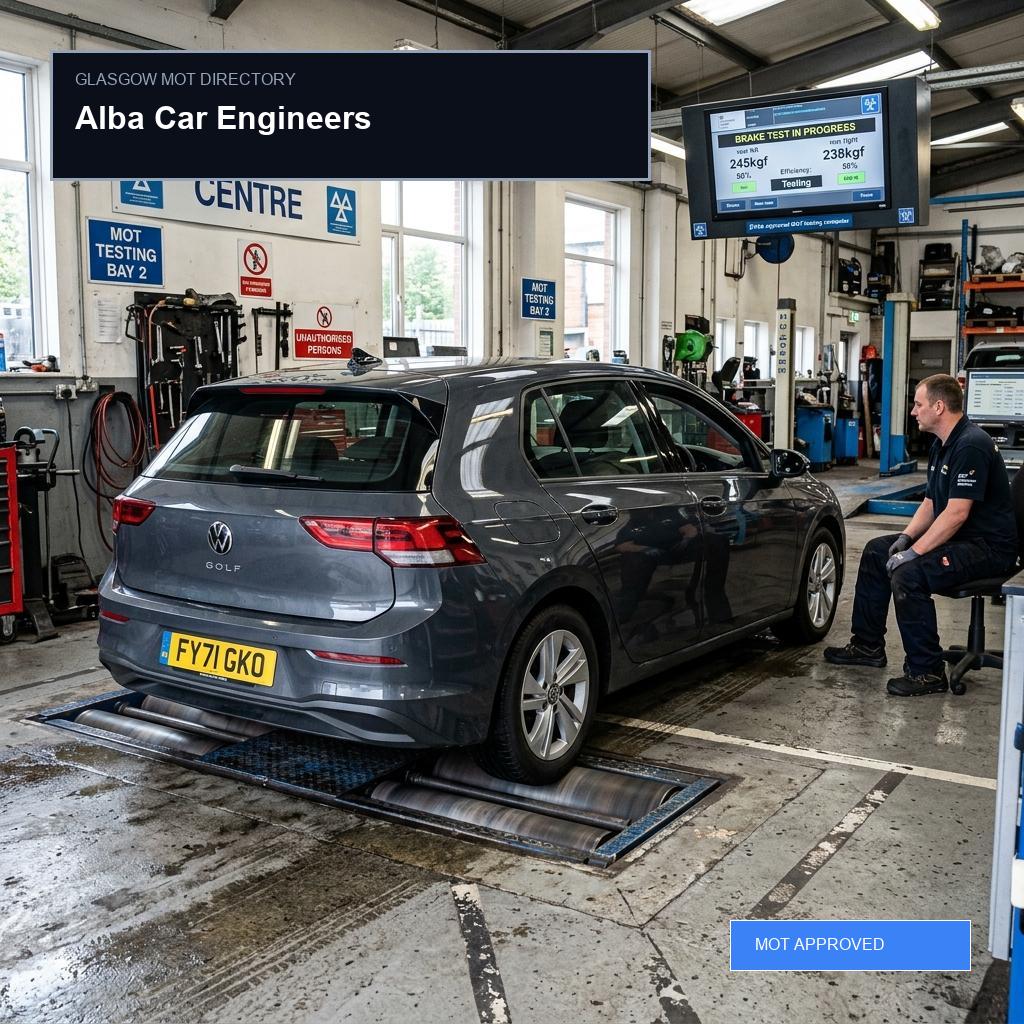 Alba Car Engineers Garage Interior