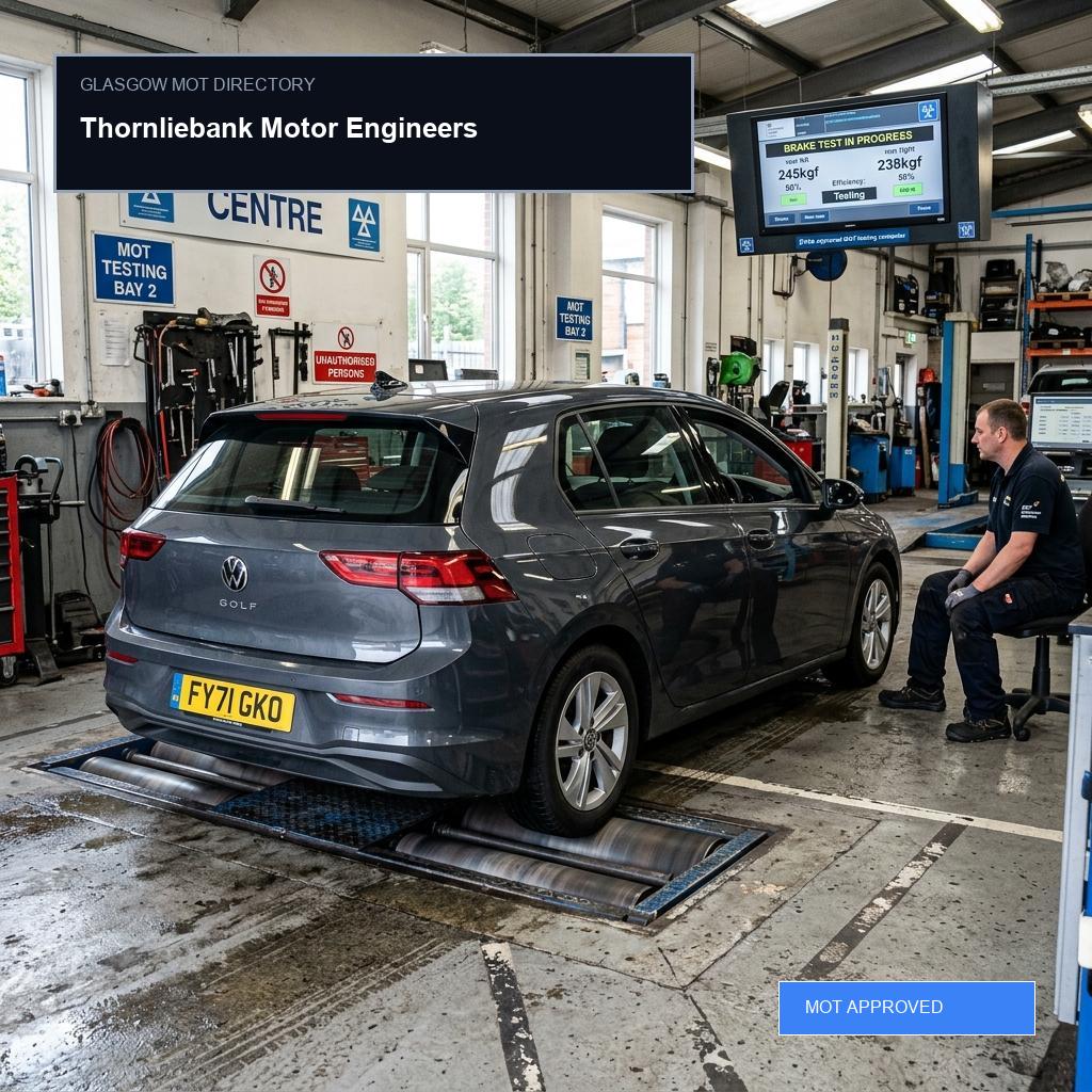 Thornliebank Motor Engineers Garage